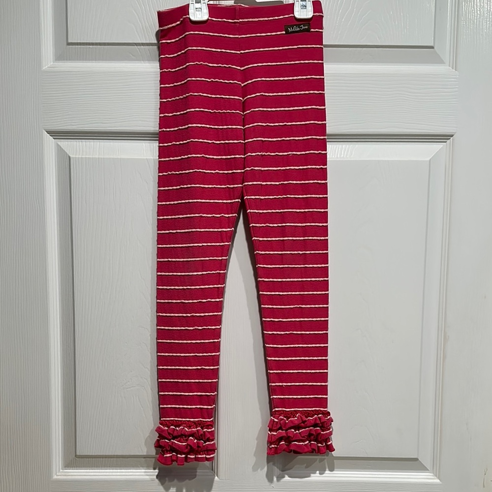 Matilda Jane Striped Pink Leggings